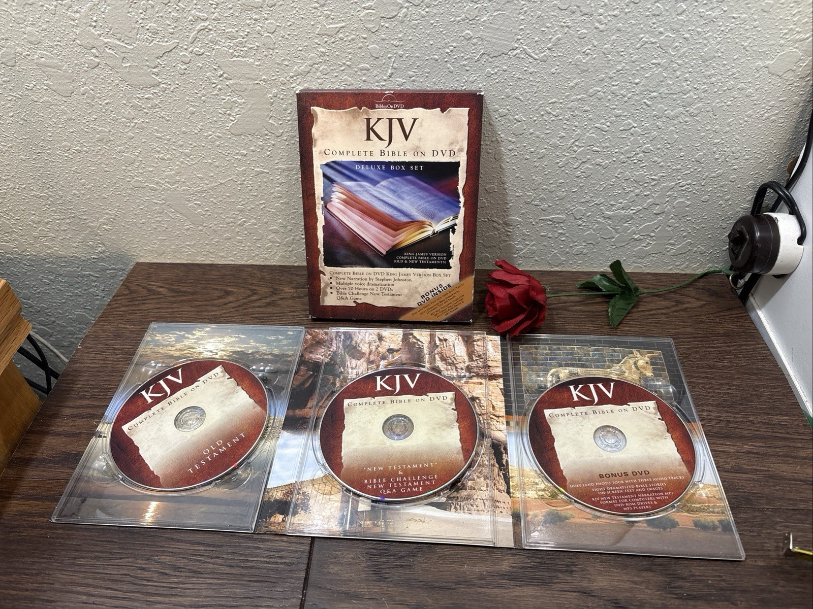 The Complete KJV Bible On DVD (DVD, 2006, 3-Disc Set, Deluxe Edition)