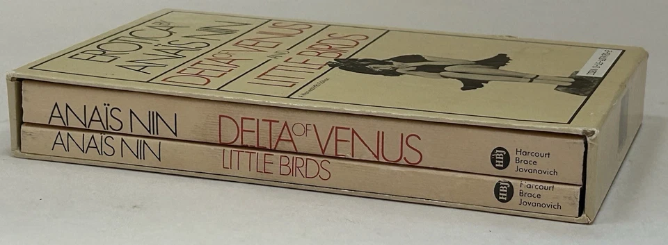 EROTICA by Anais Nin Delta of Venus Little Birds VTG PAPERBACK BOOKS BOX SET - Image 3 of 4