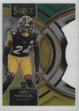 2023 Select Premier Level Green & Yellow Prizm Die-Cut Joey Porter Jr #179 1e1b