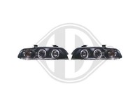 Designscheinwerfer Set Klarglas Schwarz FüR Bmw E39 1995-2000