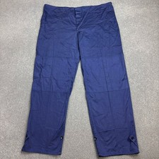 VINTAGE French Trousers Adult 42x32 Blue Workwear Chore Double Knee Utility Men