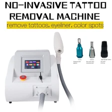 Q Switched ND Yag Laser Tattoo Removal Machine Eyebrow Pigment Remove Freckle US
