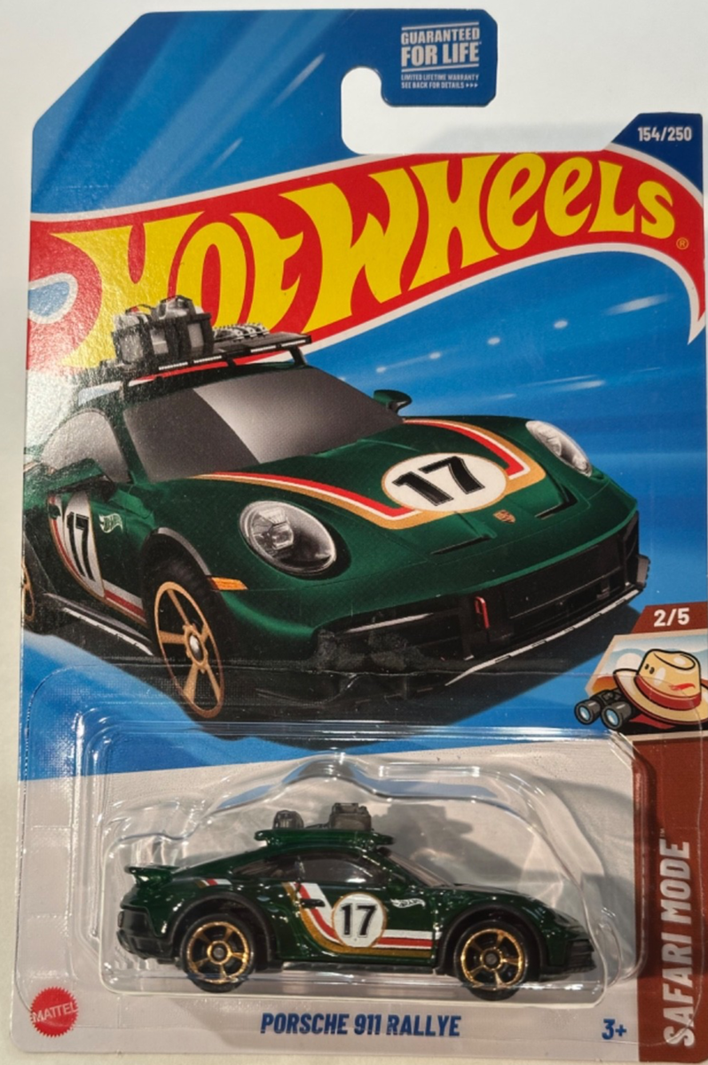 2025 🔥HOT WHEELS 🛞 PORSCHE 911 RALLYE, 2/5 SAFARI MODE, 154/250