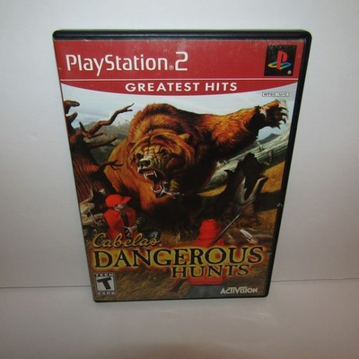 Cabela's Dangerous Hunts Sony PlayStation 2 PS2 Video Game Greatest Hits Tested