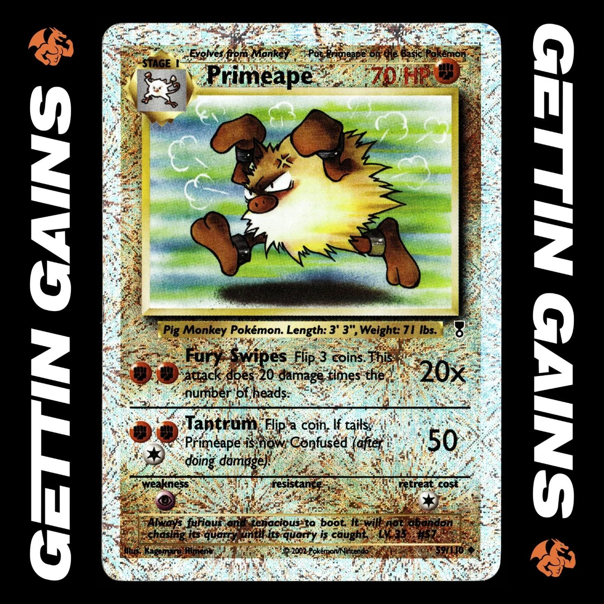 primeape pokemon card price Amazon.com: Pokemon - Primeape 057/165 - Pokemon 151 - Reverse Foil