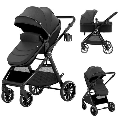 Baby Stroller 2 in 1 Newborn Convertible Stroller Bassinet for Infant New Bor...