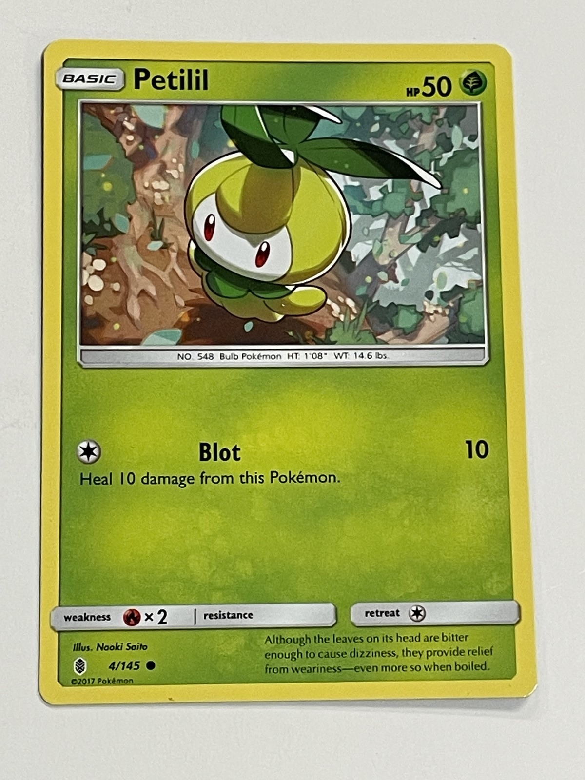 2017 Pokémon TCG SM - Guardians Rising #4/145 - Petilil