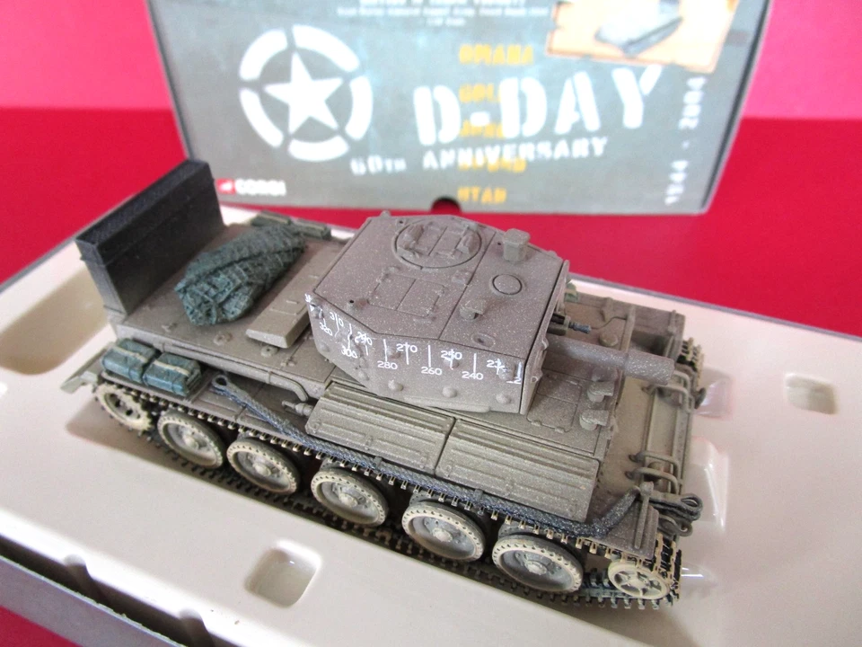 CRUISER TANK MK VIII CENTAUR US ARMY D-DAY 60TH ANNIVERSARY - CORGI CC60603 1/50 - Image 2 of 4