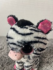 Ty Beanie Boos IZZY the Zebra Plush Stuffed Animal NO HANG TAG 6"