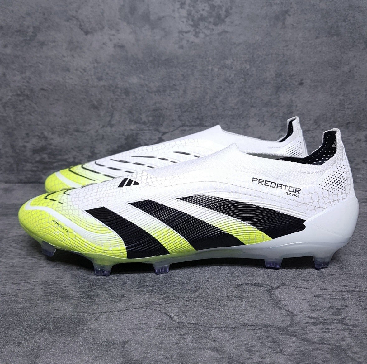 Adidas Predator Elite Laceless FG Men’s 13/Women’s 14 Soccer Cleats White Neon