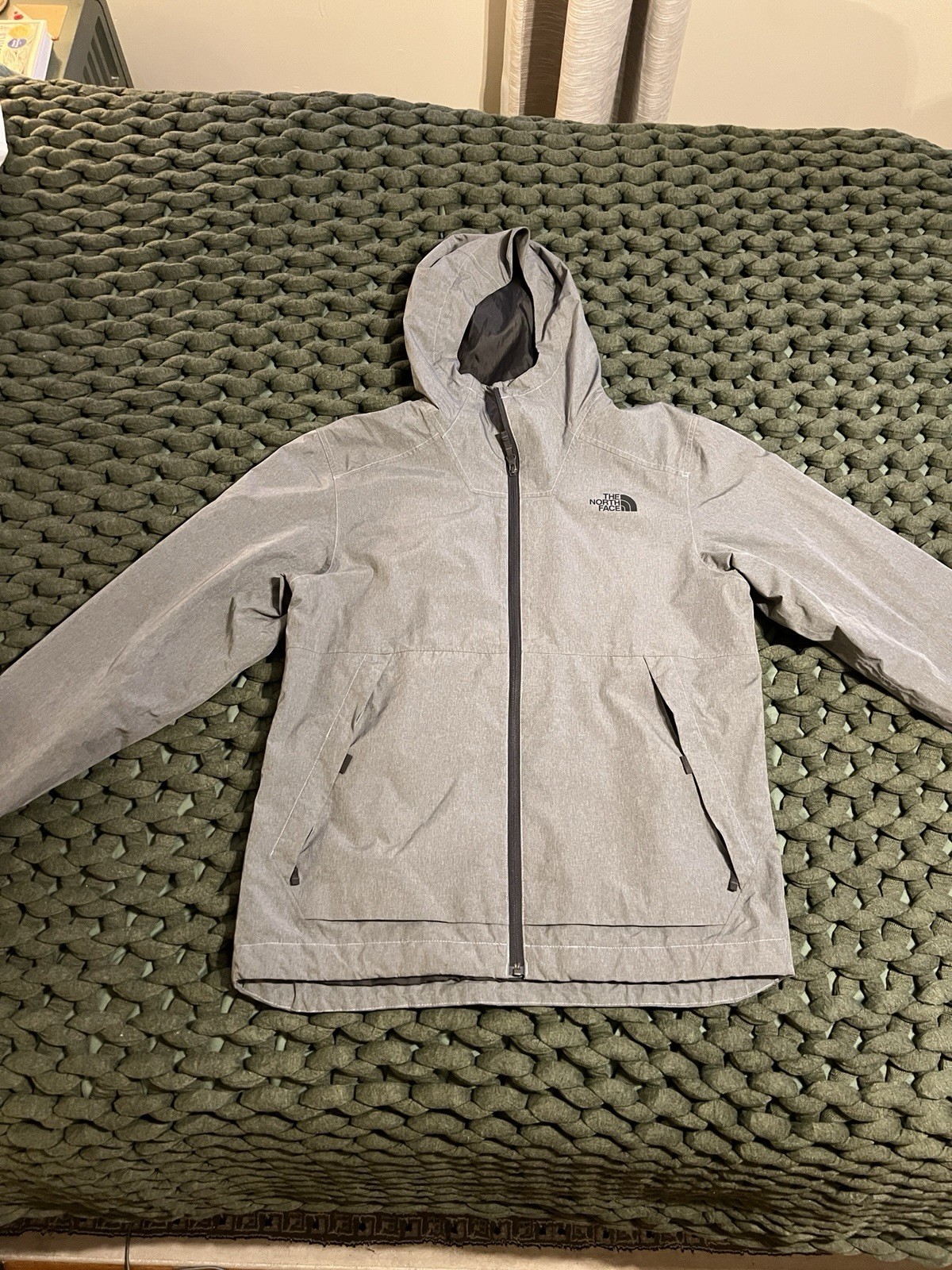 Northface Grey Rain Jacket - Medium - image 2