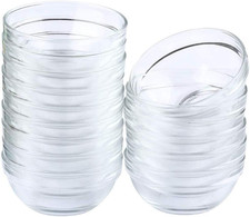 Mini Bowls 4 Inch Glass Bowls for Kitchen Prep, Dessert, Dips, and Candy Dishes