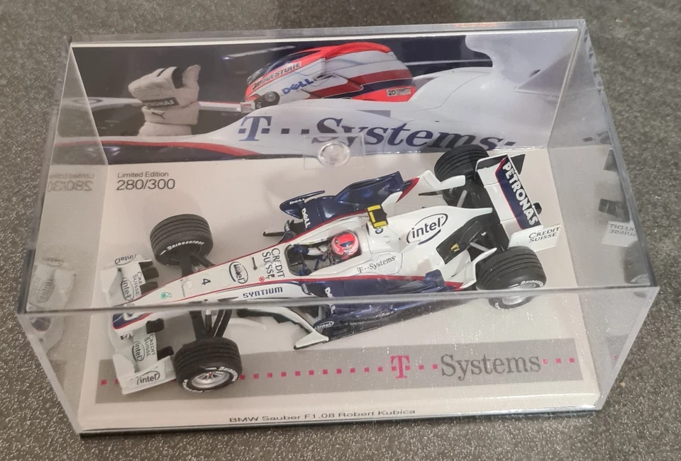 Minichamps 1:43 BMW Sauber F1.08 Robert Kubica T...Systems 280/300pcs - Bild 2 von 3