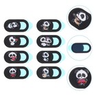 8 stücke Panda Pattern Webcam Slide Cover Web Datenschutz Guard
