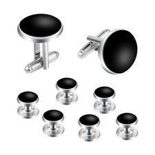 8 Pcs Tuxedo Buttons and Cufflinks Tuxedo Cufflinks and Studs Set Tuxedo Shirt s