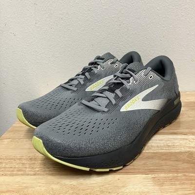 Size 12.5 Men s Brooks Ghost 16 Neutral Running Shoe  Primer/Grey/Lime