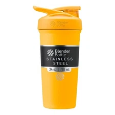 	BlenderBottle Strada Shaker Cup Stainless Steel 24-Ounce Mango	