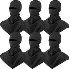 6 Pieces Balaclava Face Mask Cover Breathable Long Neck Covers for Men Women ...