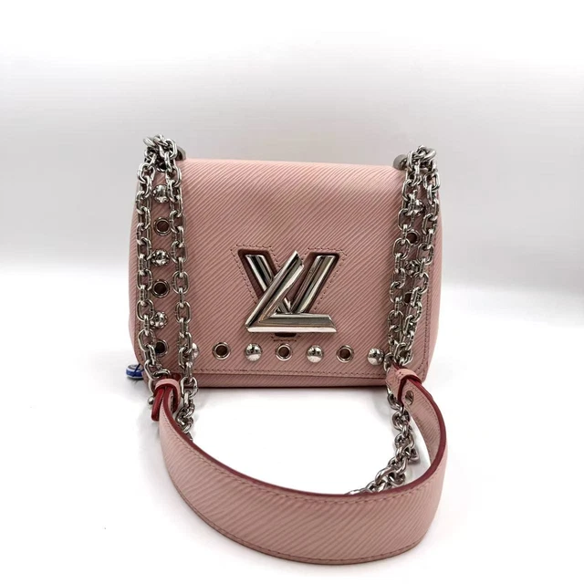 11.05 006 Louis Vuitton Twist Handbag Studded Epi Leather Shoulder Bag