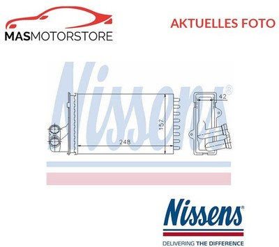 WÄRMETAUSCHER INNENRAUMHEIZUNG NISSENS 72984 A FÜR PEUGEOT 405 I,405 II,406