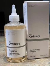 The Ordinary Glycolic Acid 7% Exfoliating pH 3.6 Toner 8.1 oz / 240 ml F/S NIB