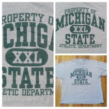 vintage Michigan State Spartans Athletic Dept t shirt XL College football