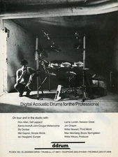 1989 Print Ad of ddrum2 Electronic Digital Acoustic Drums