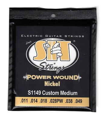 Guitar Strings Electric Power Wound SIT Custom Medium Set S1149