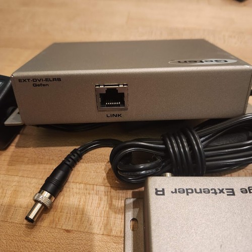 Set of Gefen EXT-DVI-ELRR EXT-DVI-ELRS DVI Extender over One CAT-5 - Picture 8 of 10