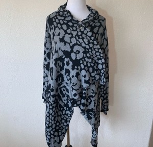 one button wrap cardigan