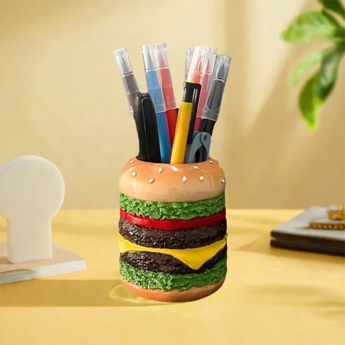 Smooth Makeup Brush Storage Bucket Eyebrow Pencil Stand Bedroom Decoration - Picture 5 of 11