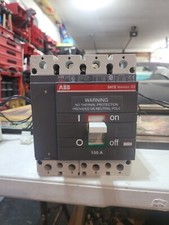 ABB SACE Isomax  S3 4 Pole 150 A Axillary Circuit Breaker Used