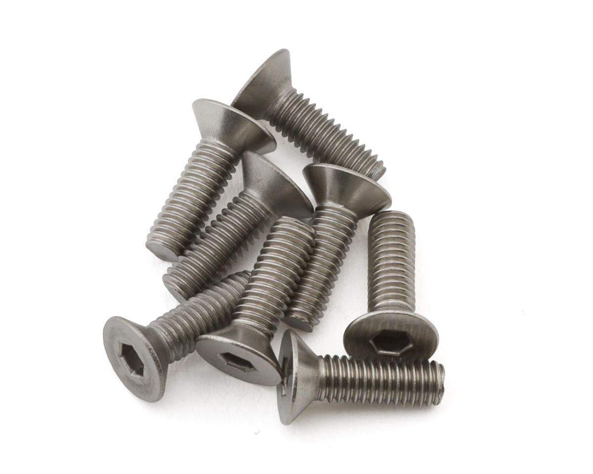 その他 siki570 Mugen Seiki 3x10mm SJG Titanium Flat Head Screws (8