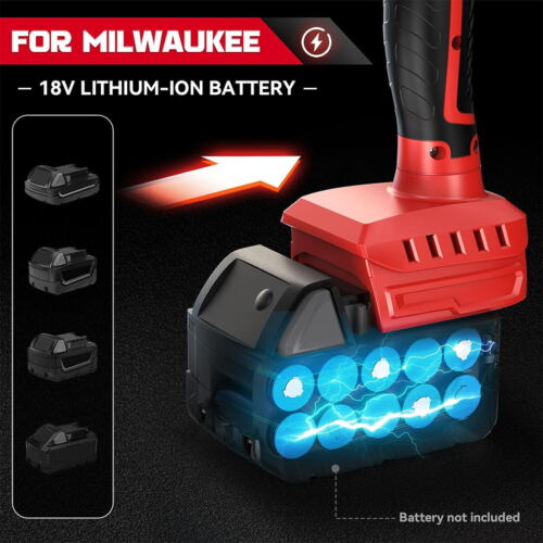 Máquina niveladora de vibración de azulejos para batería Milwaukee 18V, ventosa 8 velocidades - Imagen 7 de 15