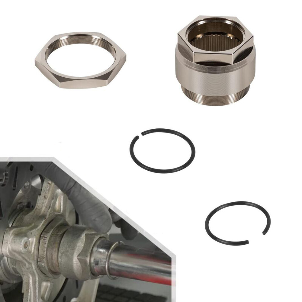 Rear Axle Lock Nut Clip Bolt Jam Sleeve for Honda TRX300EX/400EX