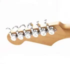 Genuine Tone Ninja 19:1 Locking Tuners, 6 Inline Staggered set, Chrome