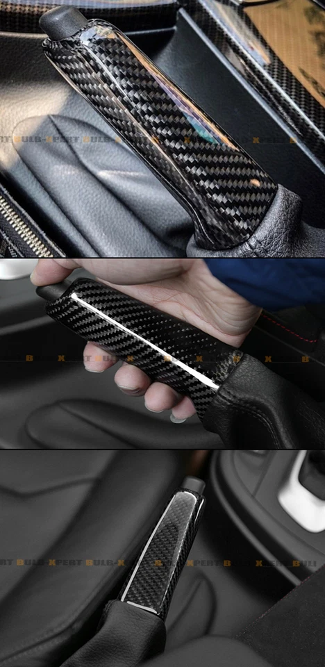 PARA BMW E36 E46 E90 E92 F30 F32 F80 F82 FIBRA DE CARBONO MANGO FRENO DE MANO EMPUÑADURA Foto 4 de 4