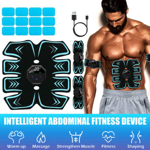 EMS Abdominal Muscle Core Toning Trainer Stimulator Toner Tactical Belly Shaper