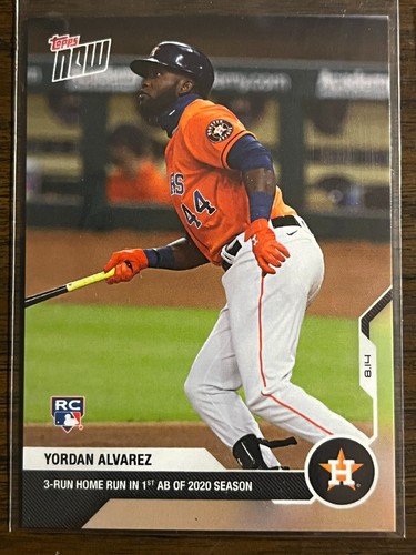 2020 Topps Now 105 Yordan Alvarez