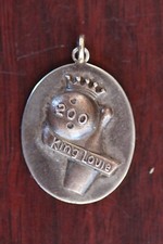 King Louie Kansas City Bowling 200 Vintage Pendant Mo. BPA Coppertone 1" King Louie Kansas City Bowling 200 Vintage Pendant Mo. BPA Coppertone 1"