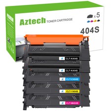 5 Pack 404S CLT-404S Toner Cartridge for Samsung Xpress C480FW C480W C430W C480