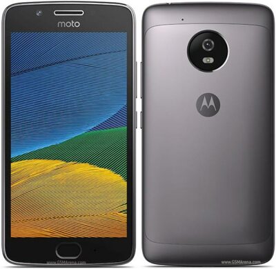 Motorola Moto G5 (XT1670) - 16GB Lunar Grey Unlocked with yellow