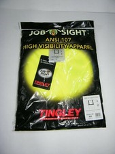 TINGLEY S75022.MD JOB SIGHT ANSI 107 HIGH VISIBILITY T-SHIRT - LIME - MEDIUM