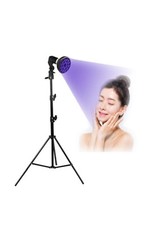 Tanning lamp with adjustable stand 38"-79" purple light bronzer indoor face body