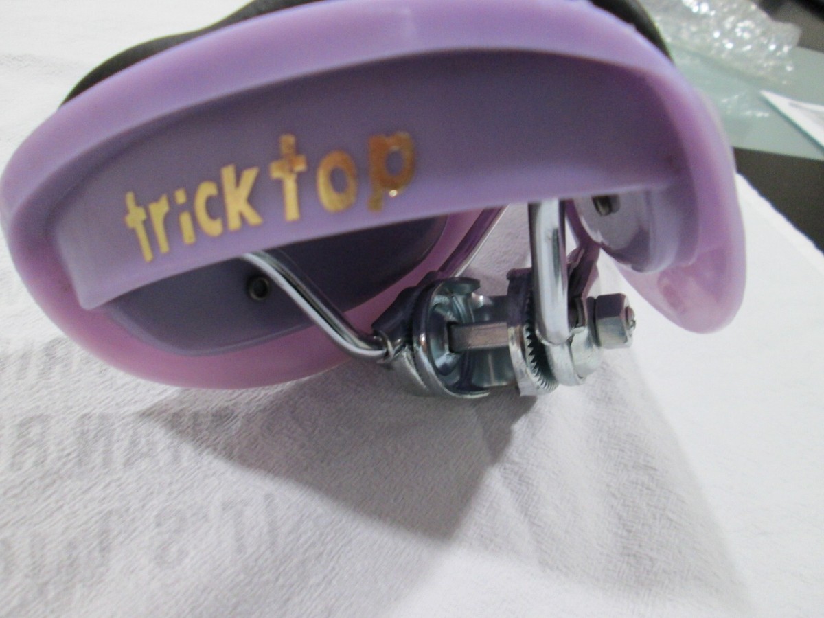 new old school bmx TRICK TOP VISCOUNT SEAT purple nos fits GT 80s