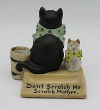 ANTIQUE SCHAFER & VATER BISQUE "DONT SCRATCH ME SCRATCH MOTHER" MATCH STRIKER