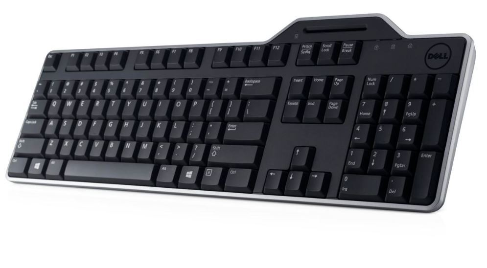 Dell KB-813 Keyboard w/ Smart Card Reader - USB - Black (KB813-BK