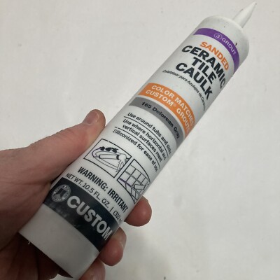 Sanded Ceramic Tile Caulk 165 Delorean Gray 3 Grout | eBay