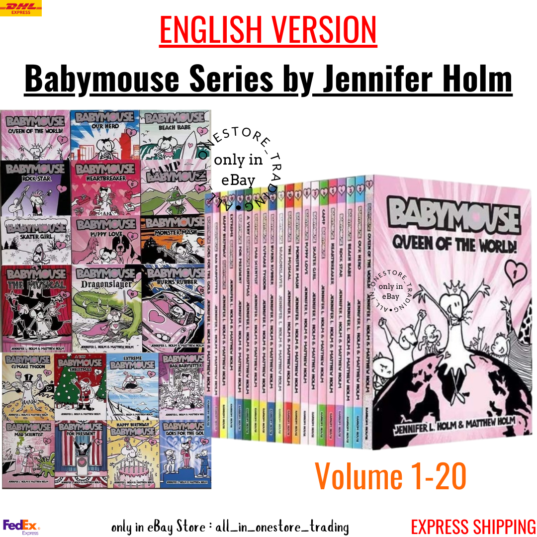 英語絵本 Babymouse シリーズ 20冊 Babymouse Series by Jennifer Holm 20 Books Collection
