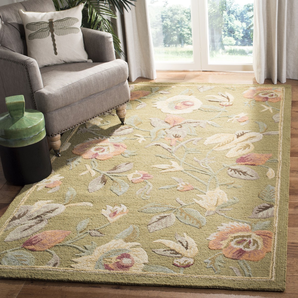 Safavieh Blossom GREEN / MULTI Area Rug BLM785A | eBay